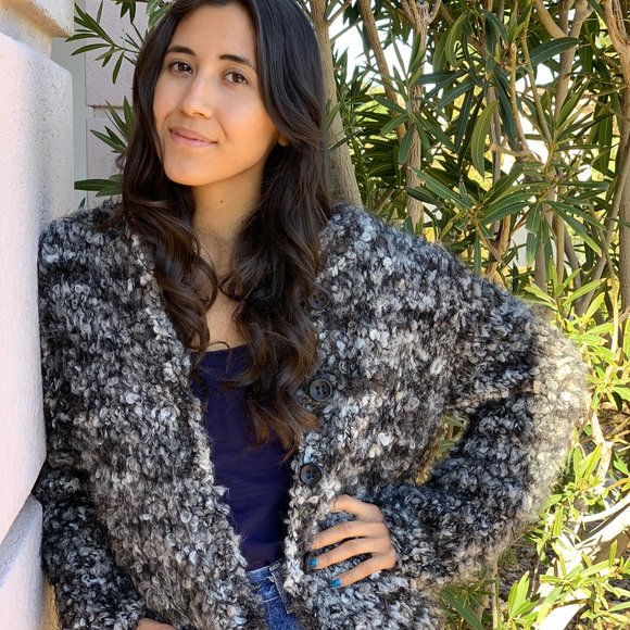 Hand Knitted Boucle Sweater
